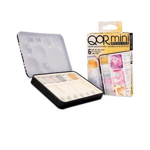 QOR Mini Reflective Watercolor Palette - Silver/Gold Shades